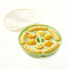 Molde de silicona para vaporizador de alimentos para beb&eacute;s 2 en 1 – Molde redondo para pasteles y salchichas al vapor con lindos animales con orificios de ventilaci&oacute;n y mango resistente al calor | Logotipo personalizado OEM