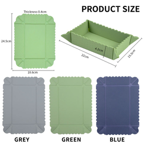 Assiette pliable en silicone avec coins magn&eacute;tiques – Plateau alimentaire portable pour pique-nique, barbecue et voyage | OEM personnalis&eacute;