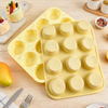12カップシリコンマフィンパン&カップケーキベーキングトレイ – 焦げ付き防止BPAフリー、-60&deg;C～220&deg;C、オーブンと電子レンジで簡単に取り外し可能 | OEM カスタムカラーとロゴ