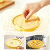 Stampo per cottura a vapore per alimenti per bambini in silicone 2 in 1 – Stampo rotondo per torte e salsicce al vapore con animali carini con fori di sfiato e manico resistente al calore | Logo personalizzato OEM