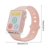 Anneau de dentition en silicone pour montre – Montre intelligente portable, jouet de dentition avec sangle r&eacute;glable
