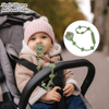 Tiras de brinquedo de silicone em formato de concha - padr&atilde;o cont&iacute;nuo de 10 conchas, cord&atilde;o fino de 0,6 cm, fivela dupla de deslizamento cont&iacute;nuo | Bege e cores personalizadas, declarado EN 12586, fabricante OEM certificado pela FDA e EN 71-3