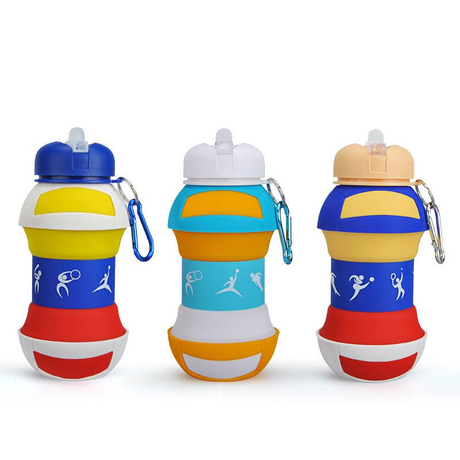 Botella de agua de silicona plegable con forma de voleibol (1) .jpg